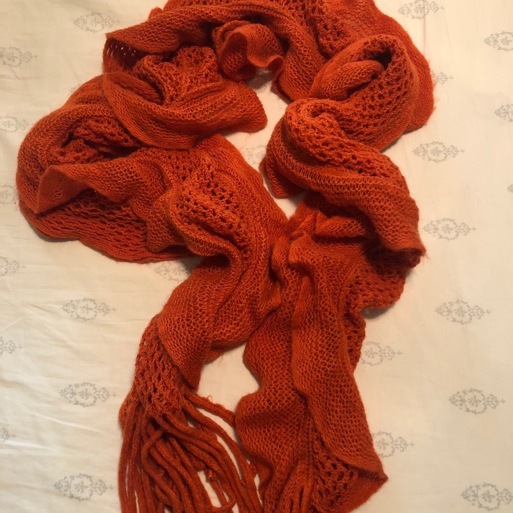 Orange scarf